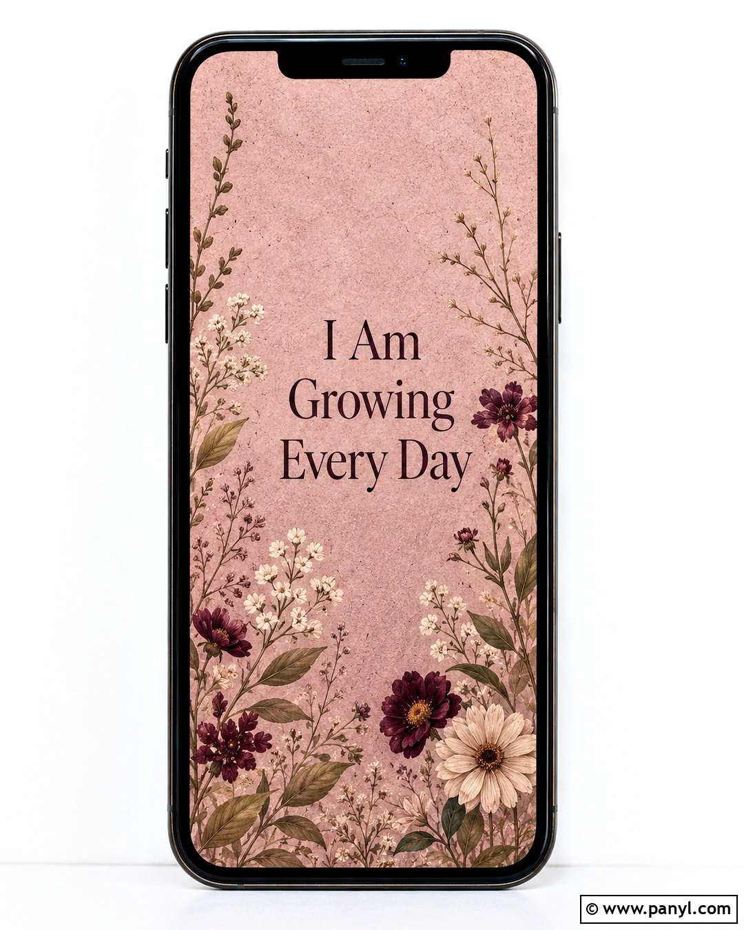 Pink Botanical Affirmation Wallpaper - 20 pink affirmation wallpaper ideas