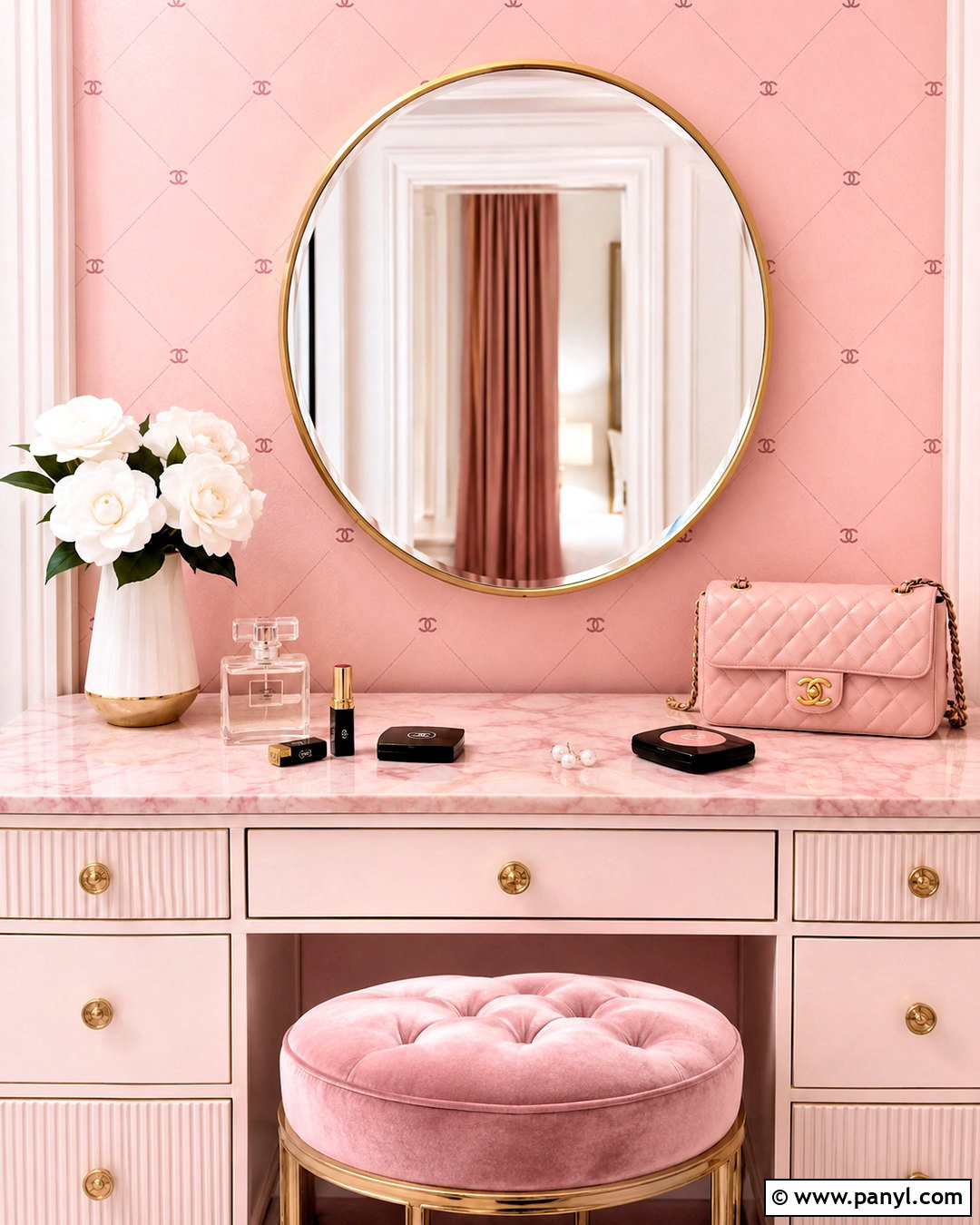Pink Chanel Vanity Wallpaper - 20 pink chanel wallpapers