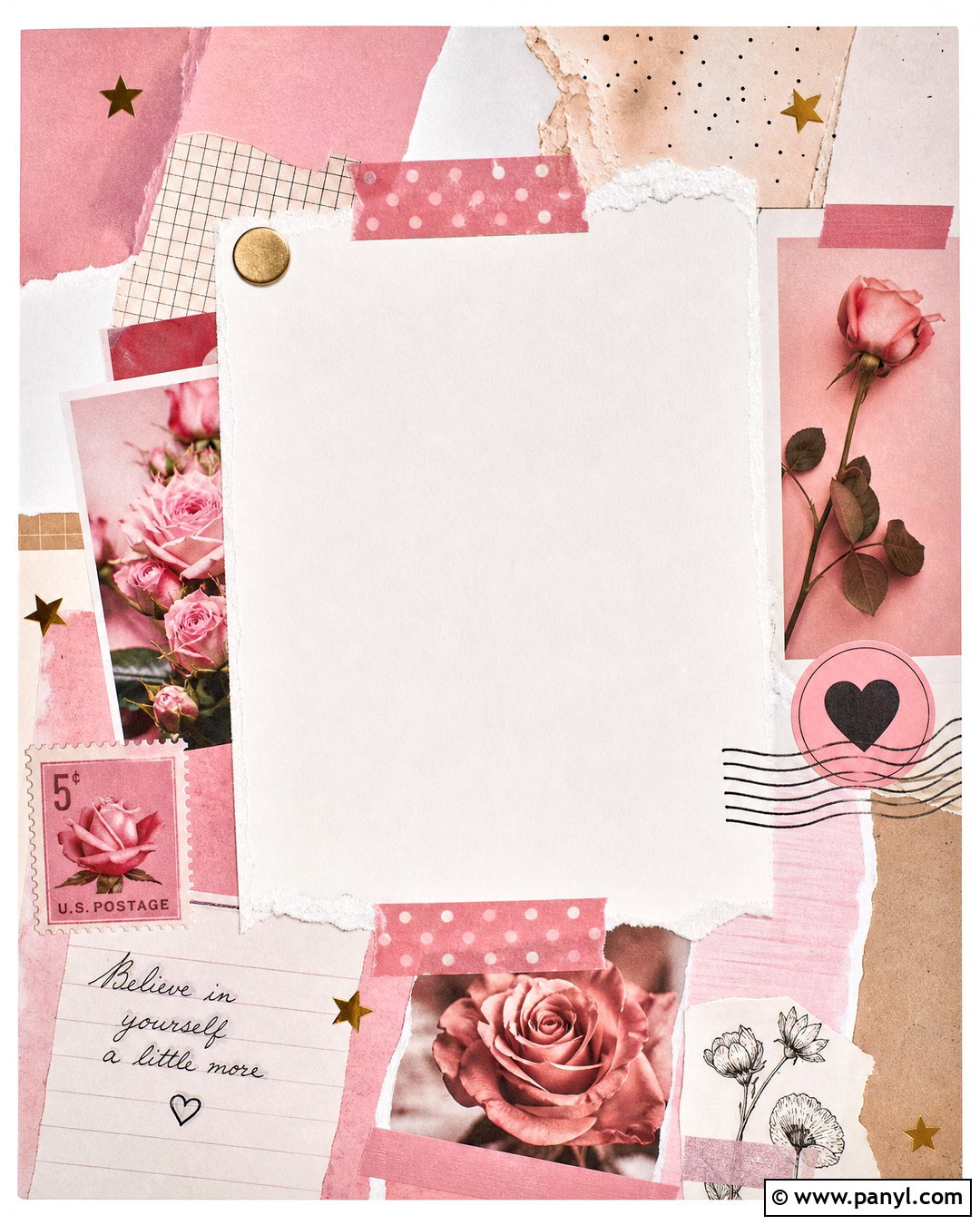 Pink Collage Life Quote - 20 quotes with pink background ideas
