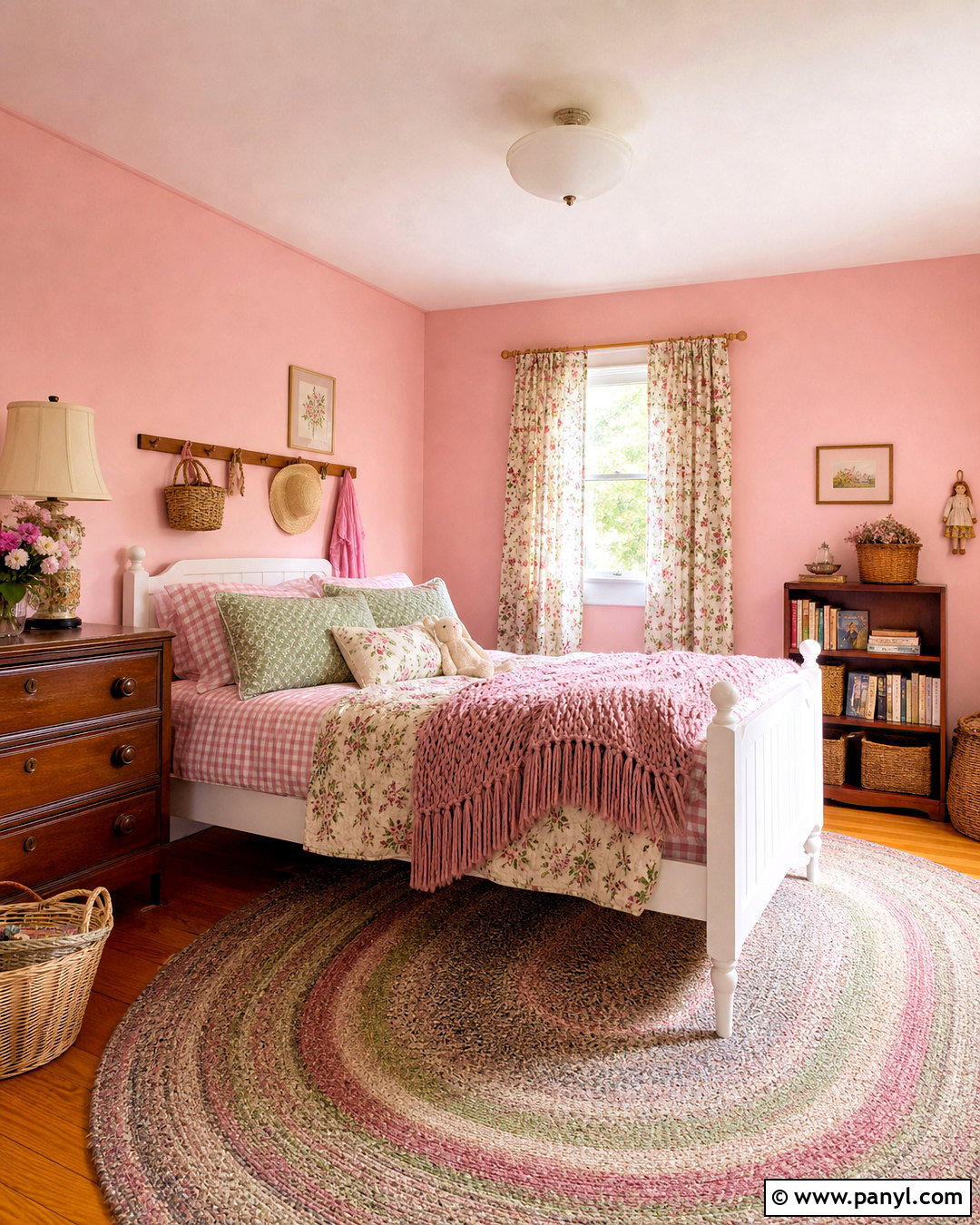 Pink Cottage Girl Bedroom - 20 girl bedroom designs pink ideas