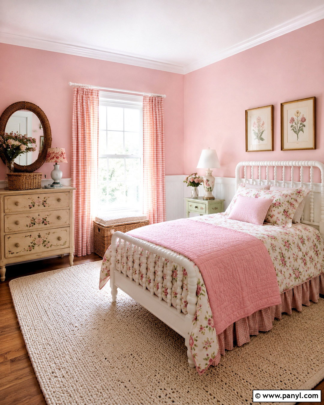 Pink Cottage Girls Bedroom - 20 pink bedrooms for girls kids