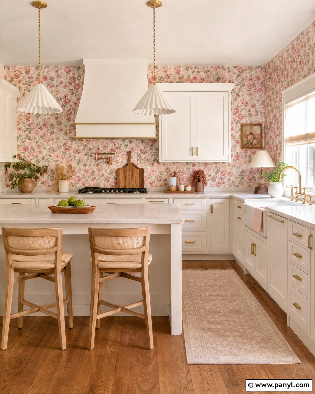 Pink Floral Kitchen Wallpaper - 20 pink kitchen wallpaper ideas
