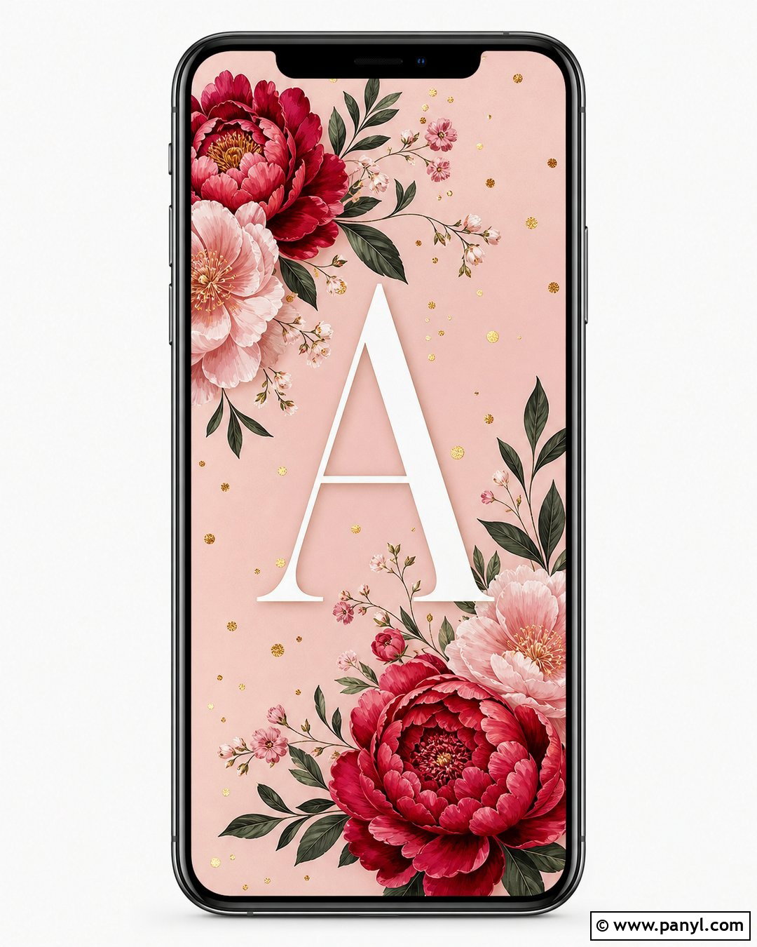Pink Floral Letter A Wallpaper - 20 Wallpaper With The Initial A Ideas