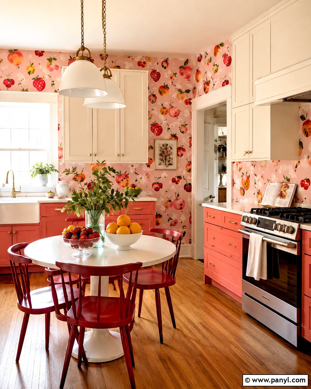Pink Fruit Kitchen Wallpaper - 20 pink kitchen wallpaper ideas