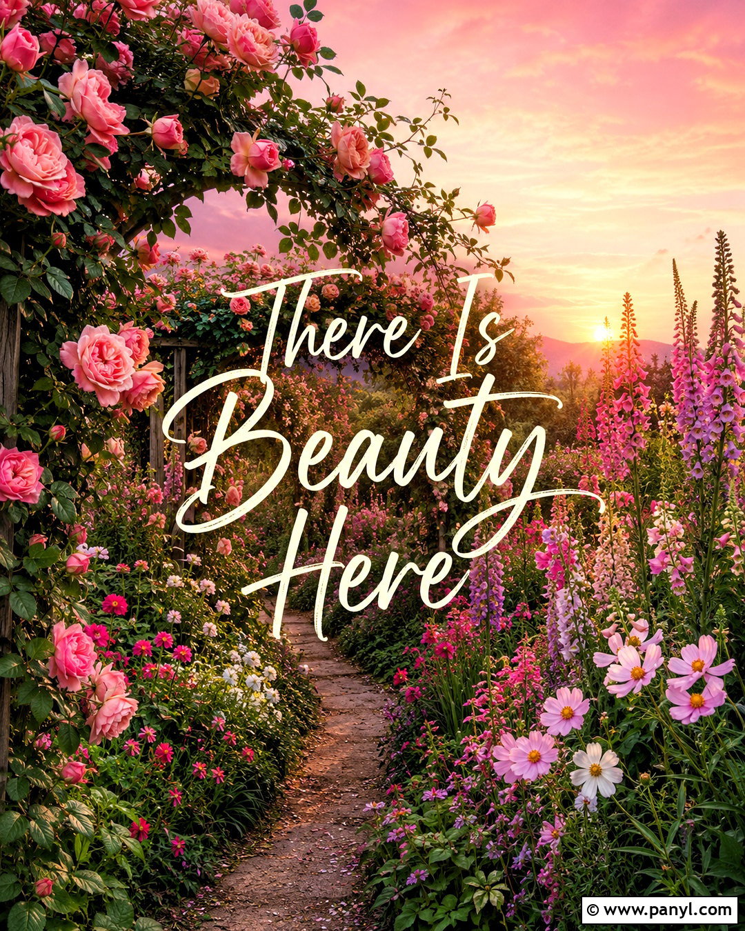 Pink Garden Gratitude Quote Wallpaper - 40 pink wallpaper with quotes