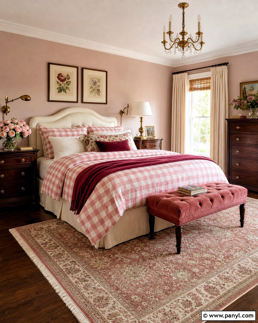 Pink Gingham Bedding - 20 gingham bedding ideas