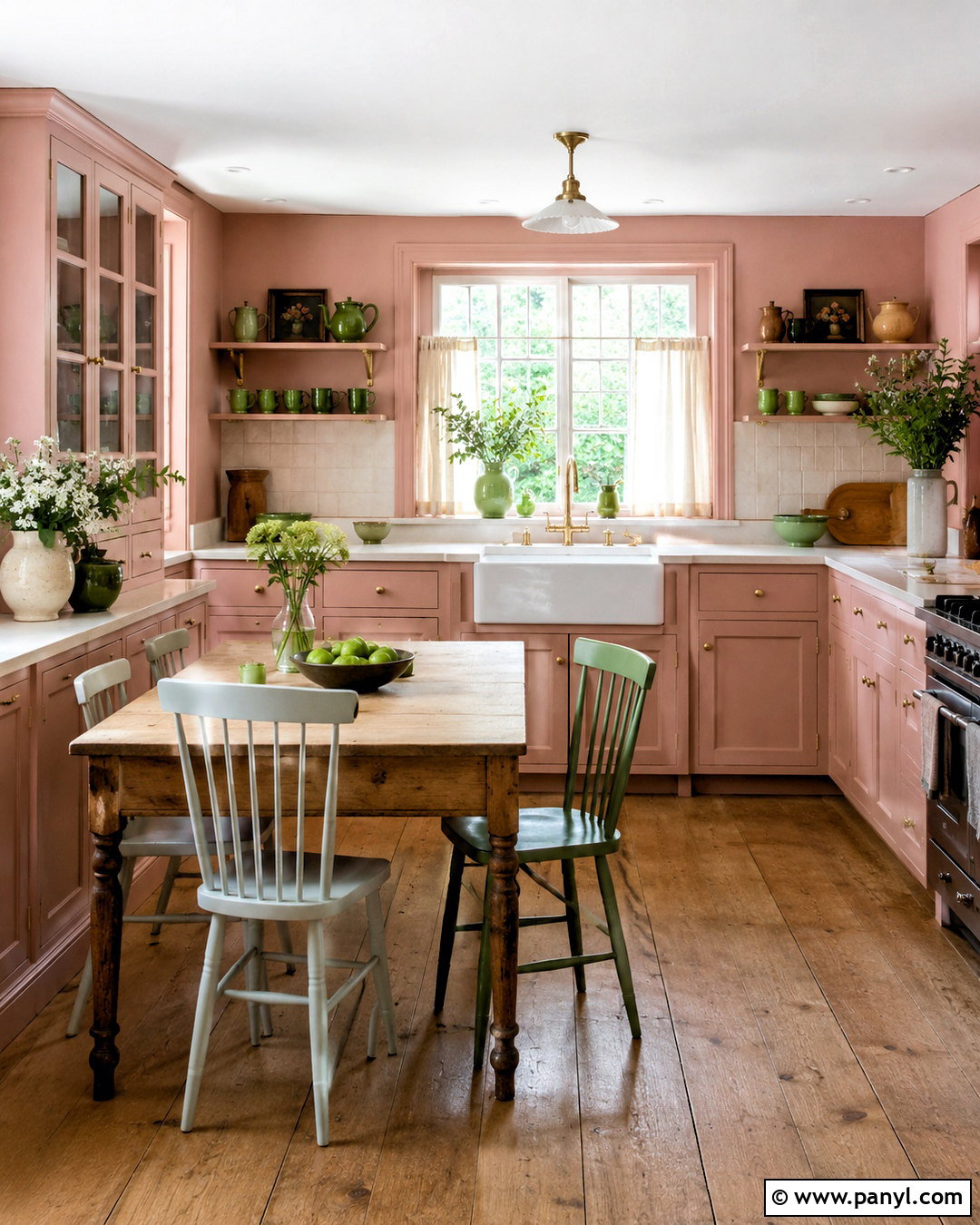 Pink Ground Cottage Kitchen - 40 pink ground farrow and ball ideas