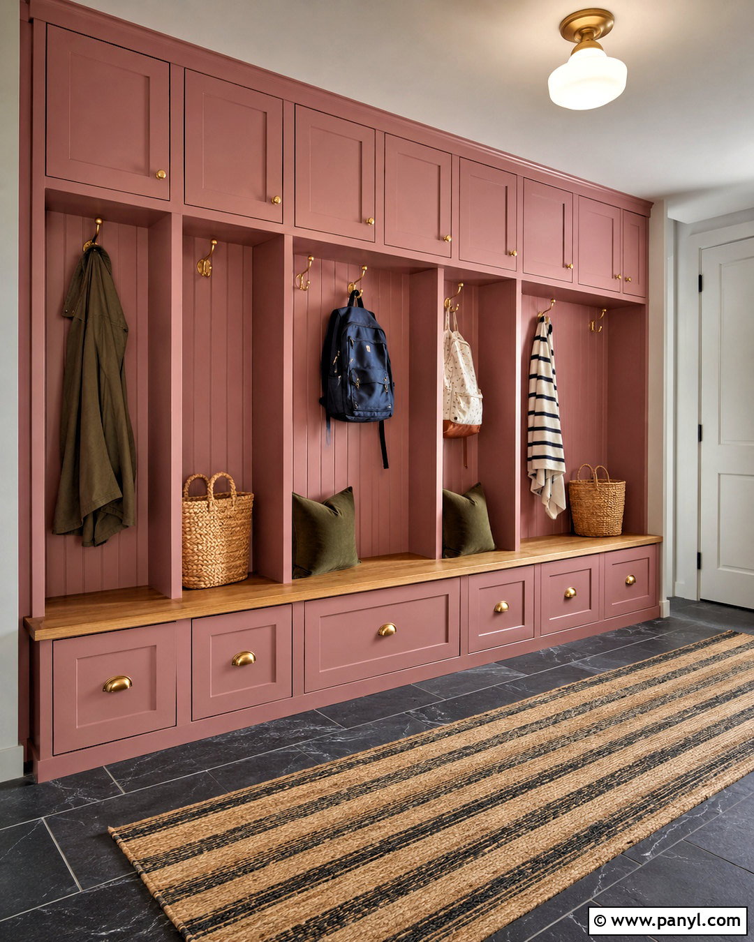Pink Ground Mudroom - 40 pink ground farrow and ball ideas