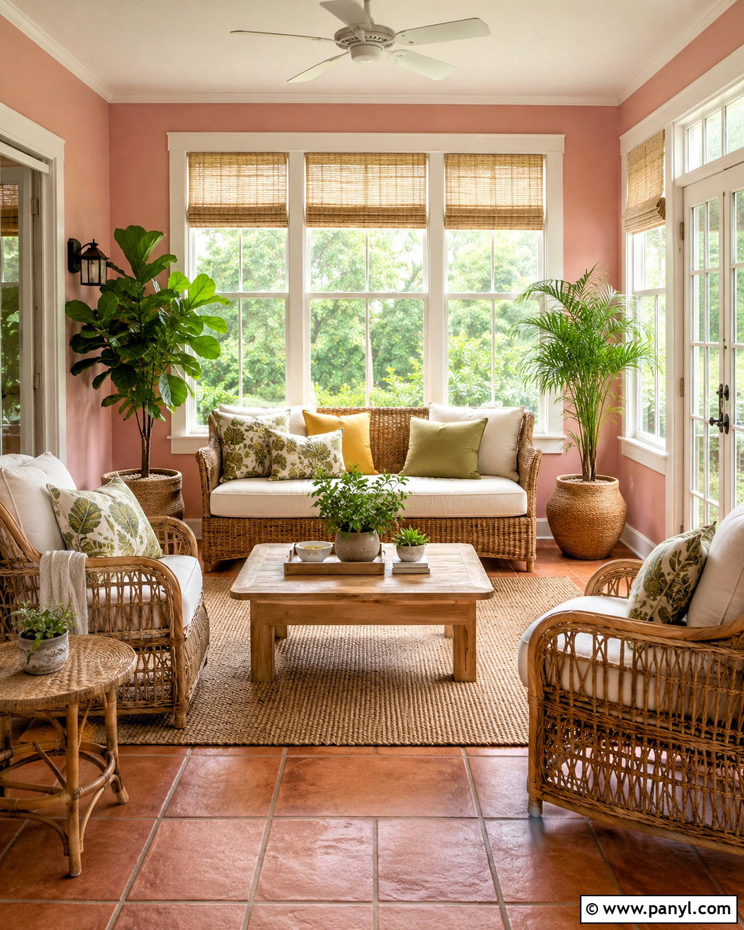 Pink Ground Sunroom - 40 pink ground farrow and ball ideas