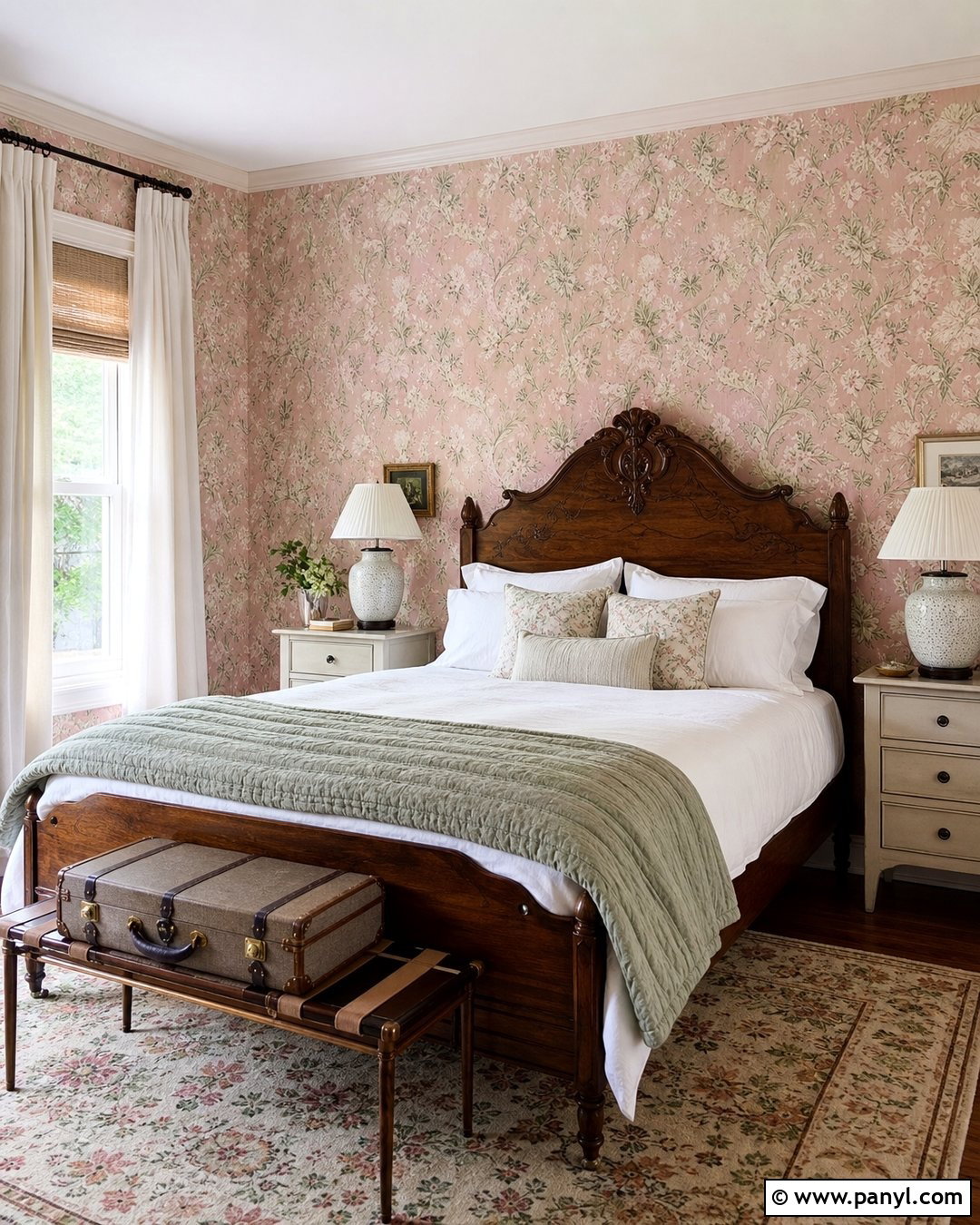 Pink Ground Wallpaper Guest Bedroom - 20 Farrow And Ball Wallpaper Colour Chart Ideas