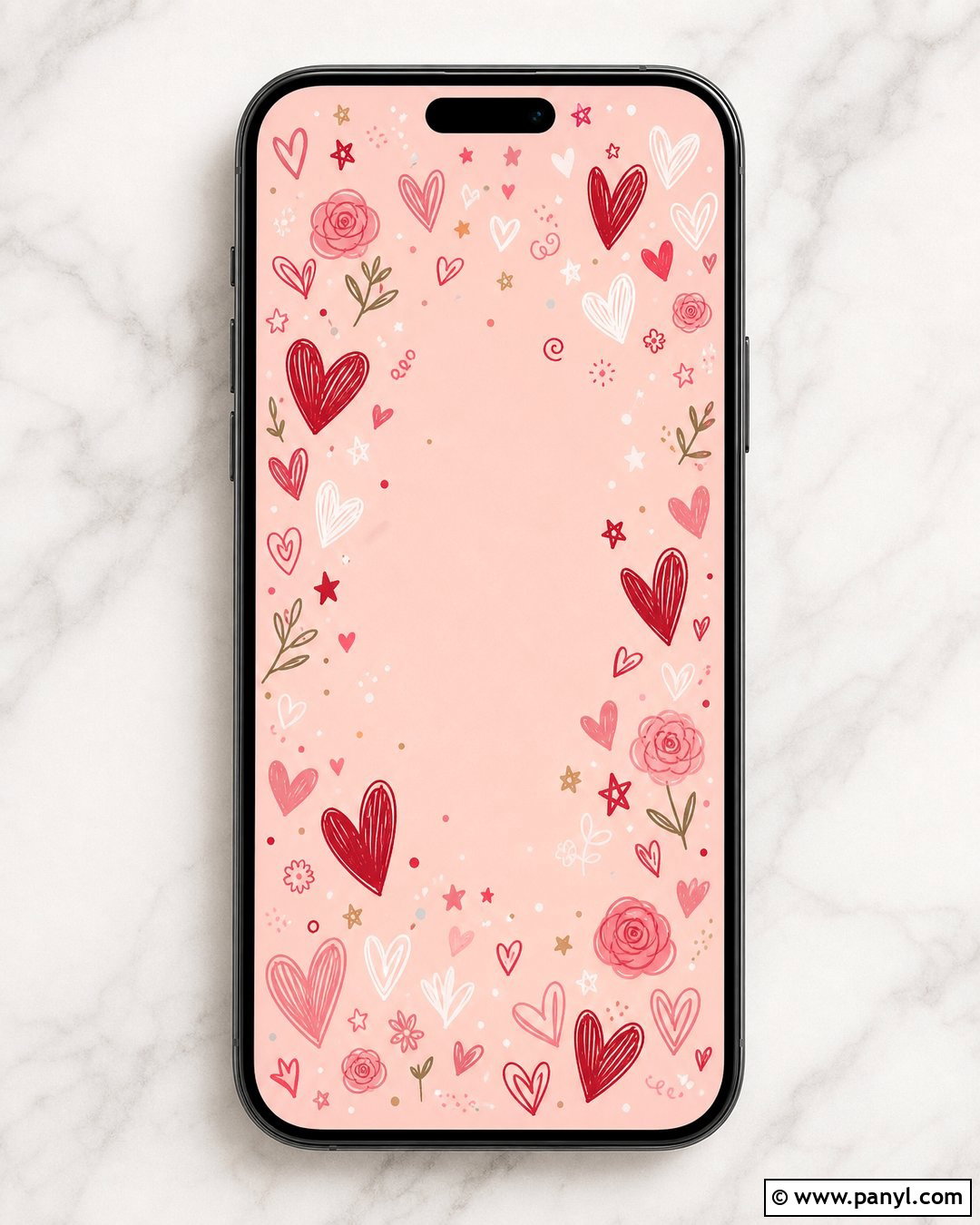 Pink Heart Doodle Wallpaper - 20 Heart Doodle Wallpaper Ideas