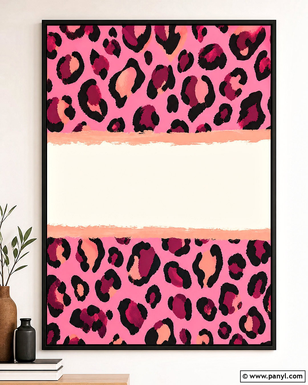 Pink Leopard Bold Quote - 20 quotes with pink background ideas