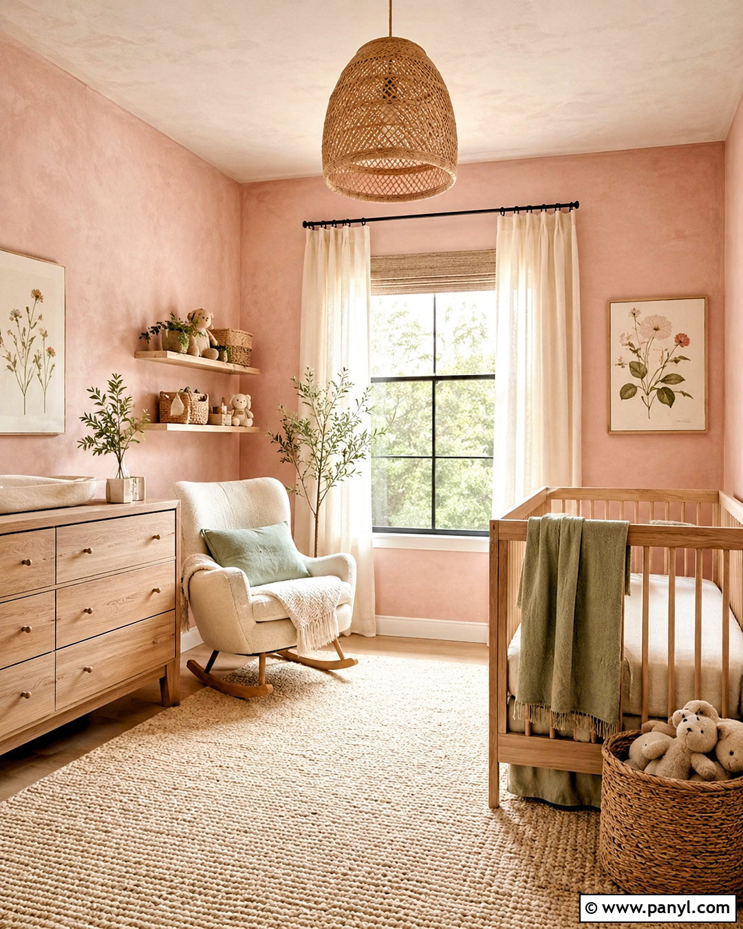 Pink Limewash Nursery - 40 Pink Limewash Wall Ideas