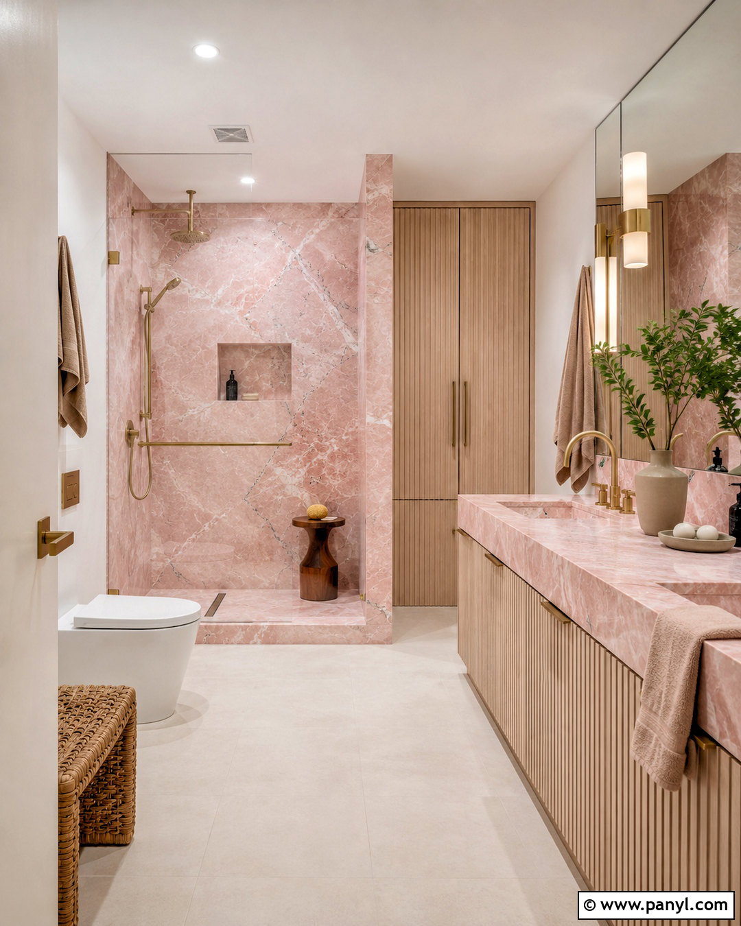 Pink Marble Bathroom - 20 marble texture ideas