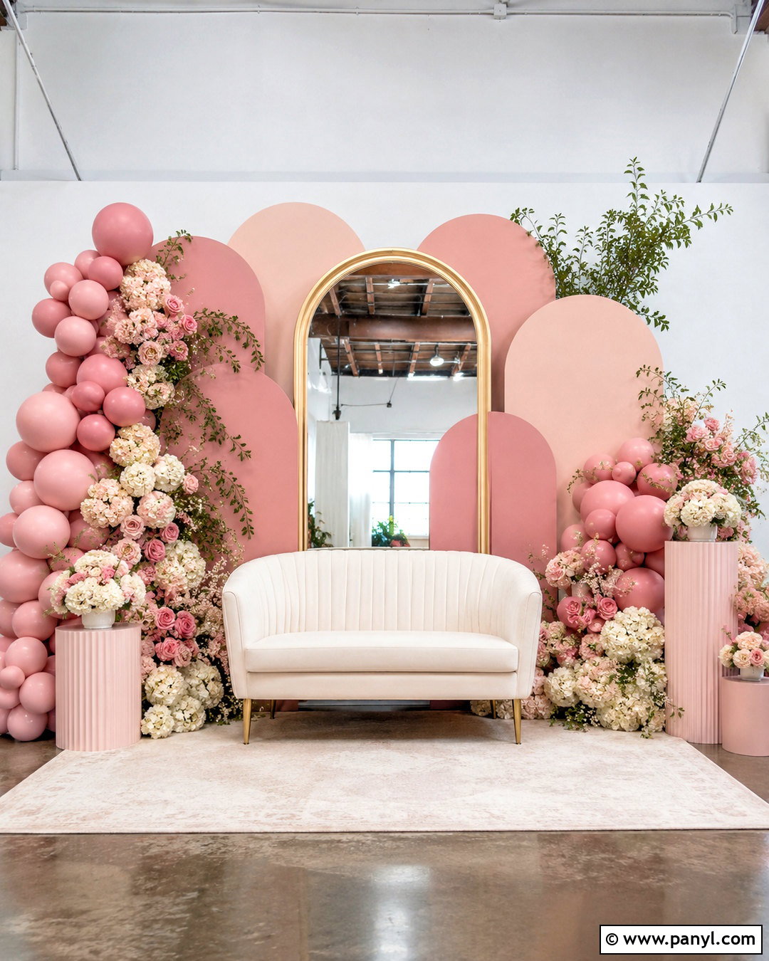 Pink Mirror Backdrop - 20 mirror backdrop ideas