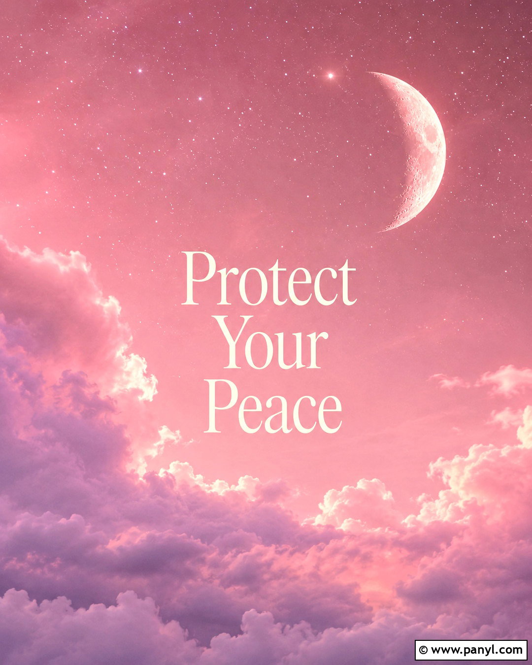 Pink Moon Calm Quote Wallpaper - 40 pink wallpaper with quotes