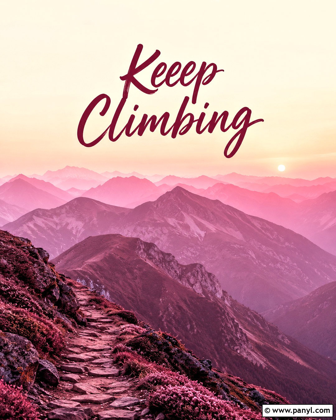 Pink Mountain Strength Quote Wallpaper - 40 pink wallpaper with quotes