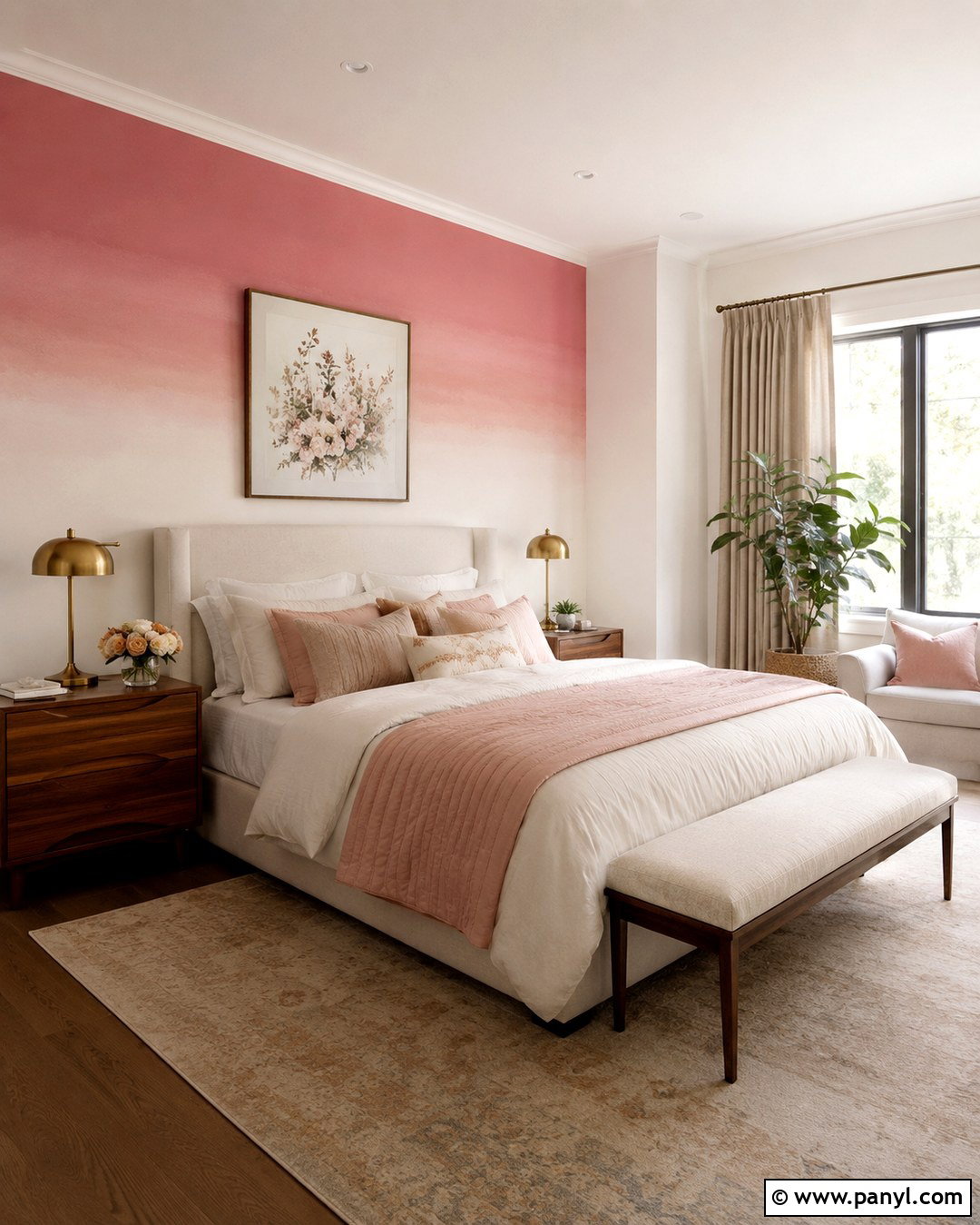 Pink Ombre Wall Bedroom - 20 How To Paint An Ombre Wall Ideas