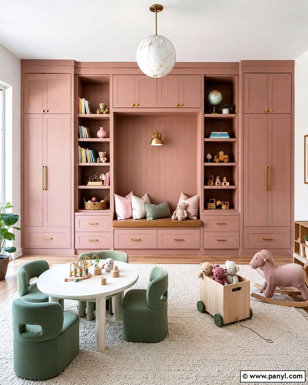 Pink Playroom Storage Wall - 20 Pink Playroom Walls