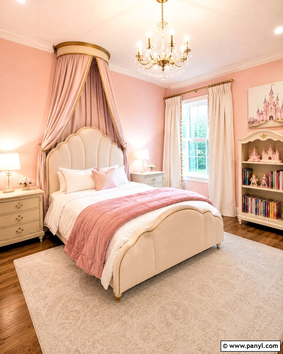Pink Princess Girls Bedroom - 20 pink bedrooms for girls kids