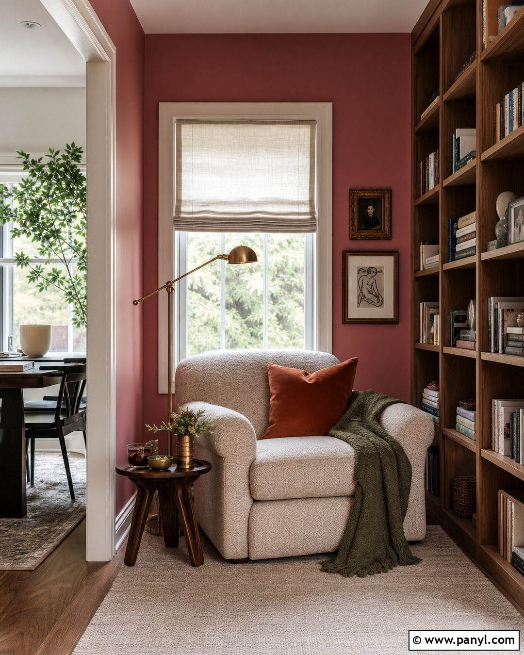 Pink Reading Nook - 35 Pink Wall Color Ideas