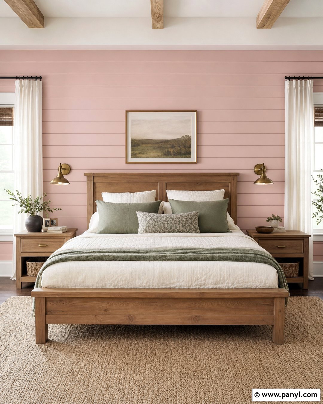 Pink Shiplap Wall - 50 Pink Wall Ideas