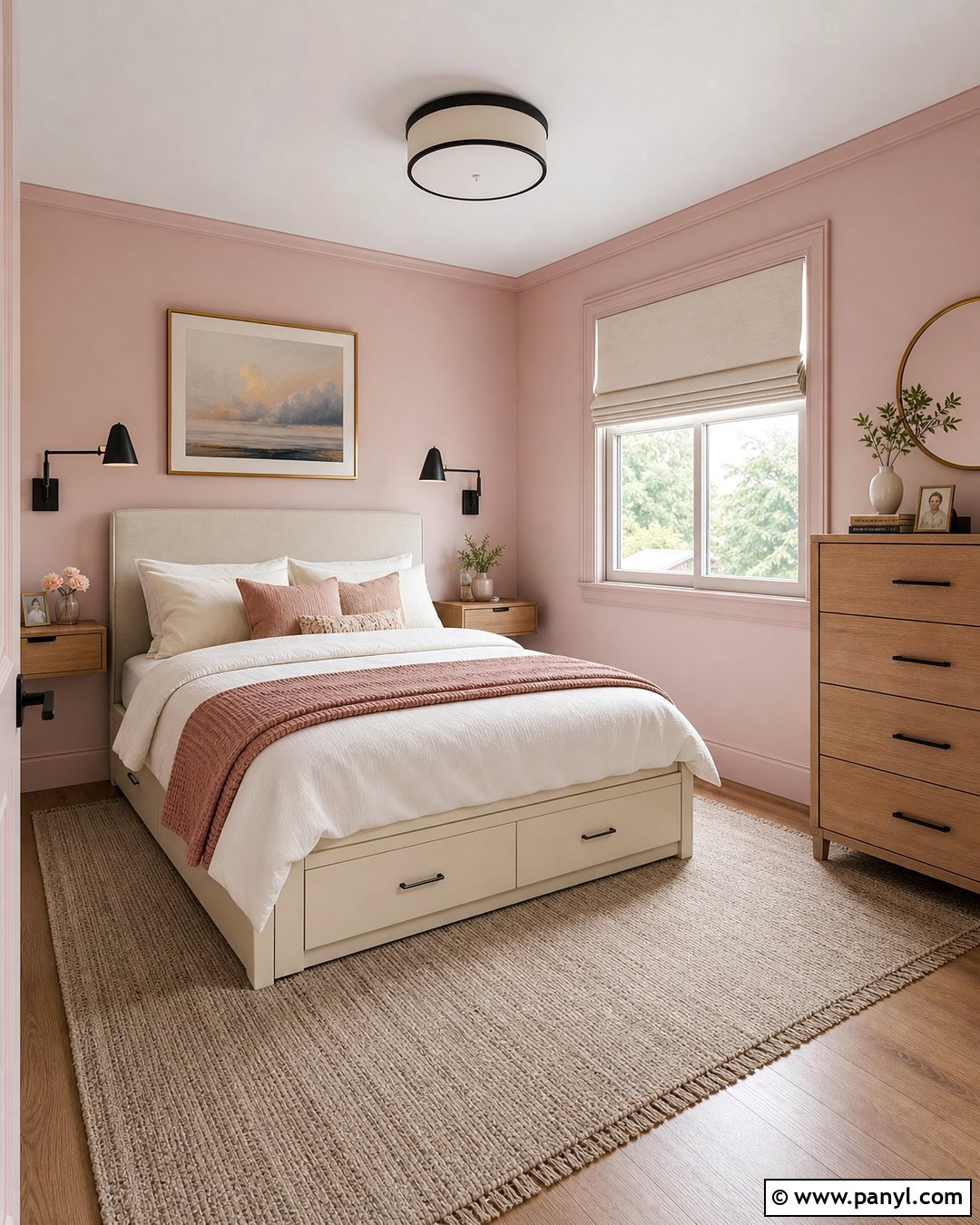 Pink Small Bedroom Walls - 50 Pink Wall Ideas