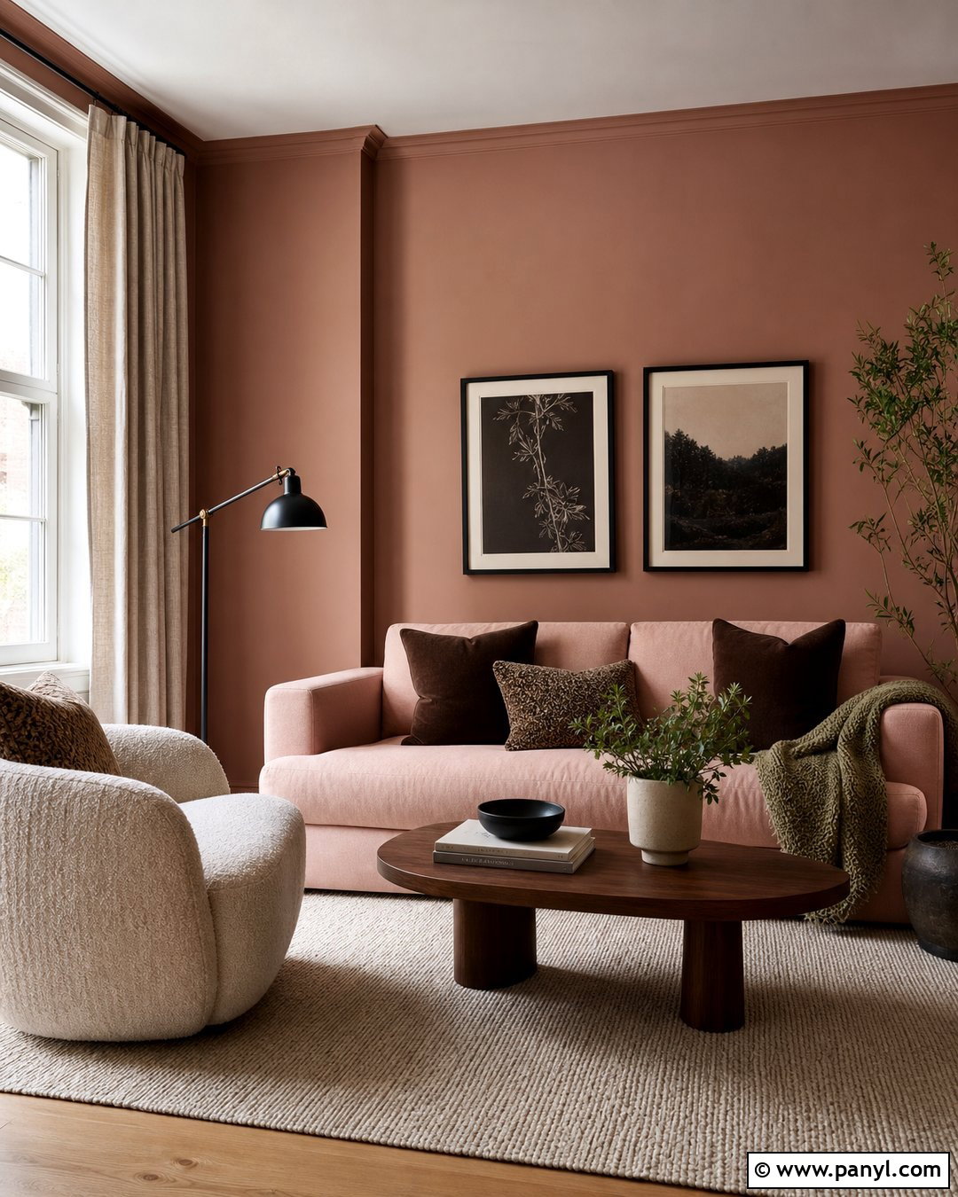 Pink Sofa With Dusty Rose Walls - 25 Pink Sofa Wall Colour Ideas