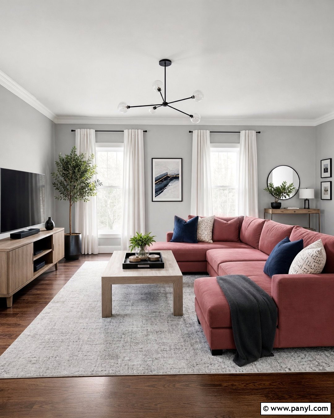 Pink Sofa With Light Gray Walls - 25 Pink Sofa Wall Colour Ideas