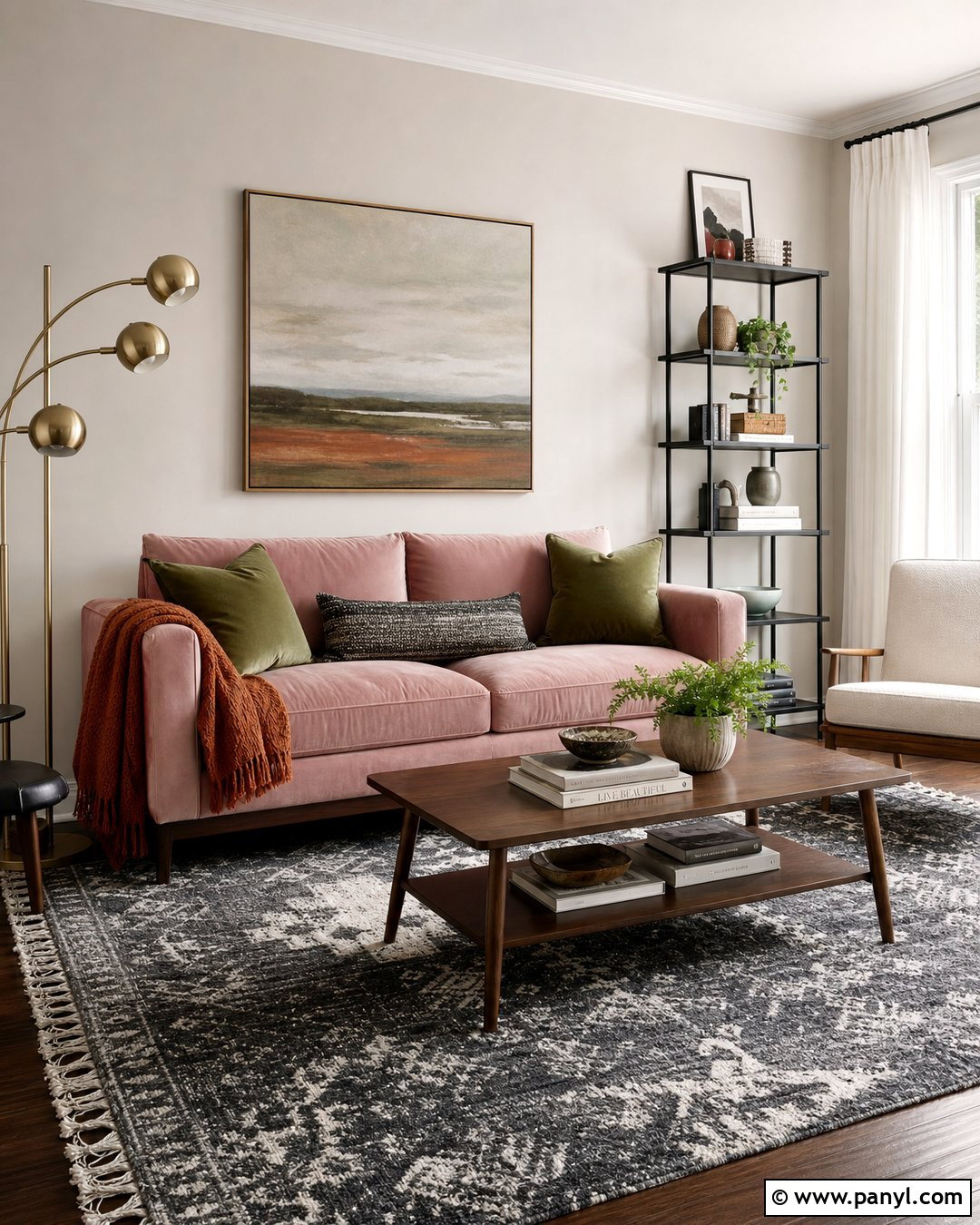Pink Sofa With Light Greige Walls - 25 Pink Sofa Wall Colour Ideas
