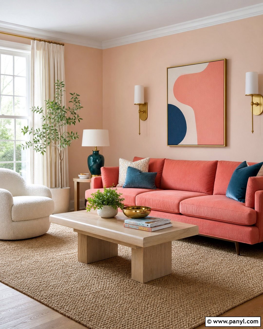 Pink Sofa With Peach Walls - 25 Pink Sofa Wall Colour Ideas
