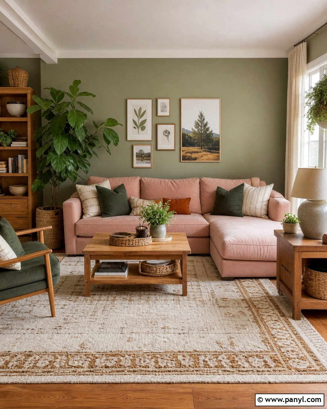 Pink Sofa With Sage Green Walls - 25 Pink Sofa Wall Colour Ideas