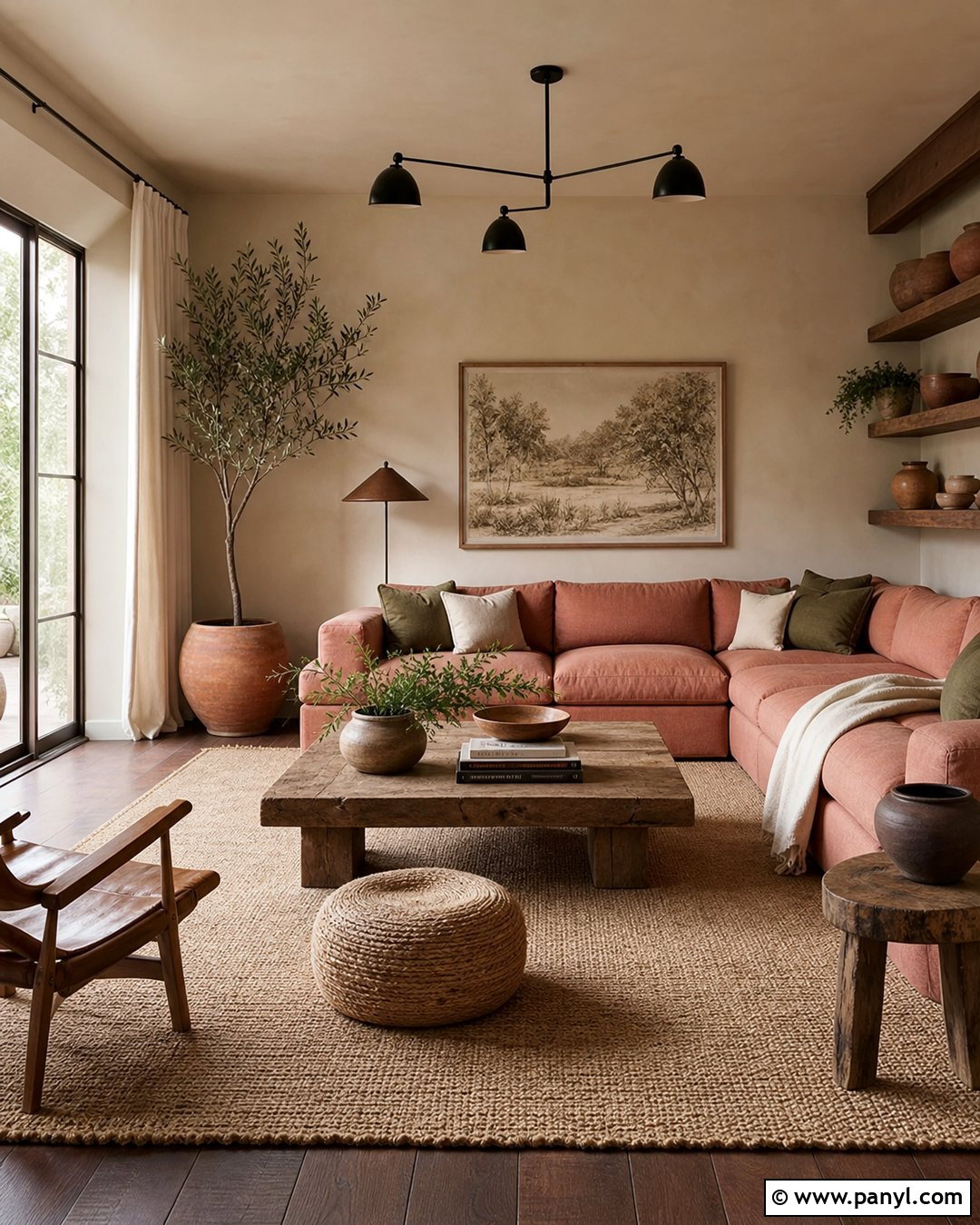Pink Sofa With Warm Beige Walls - 25 Pink Sofa Wall Colour Ideas