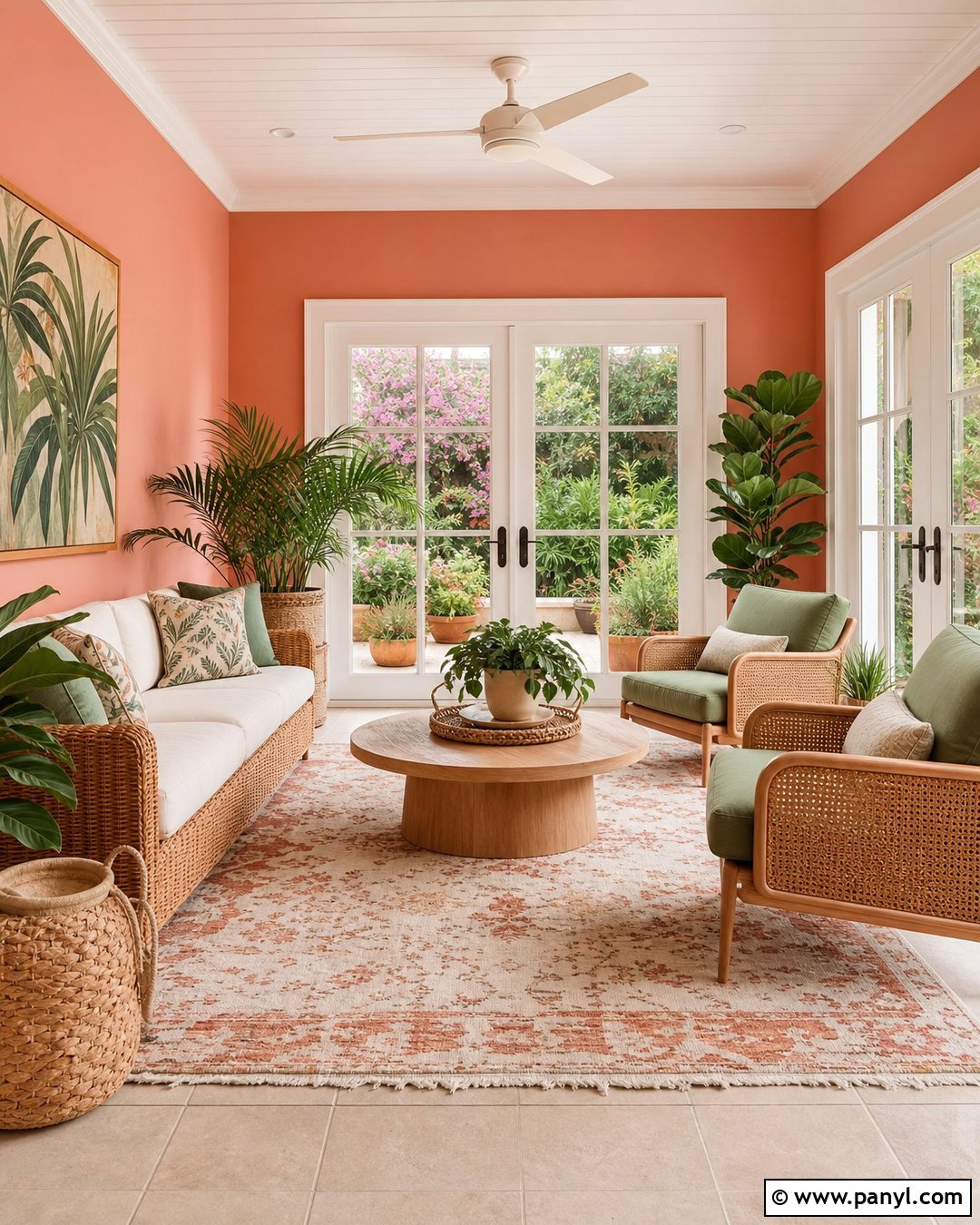 Pink Sunroom Walls - 50 Pink Wall Ideas