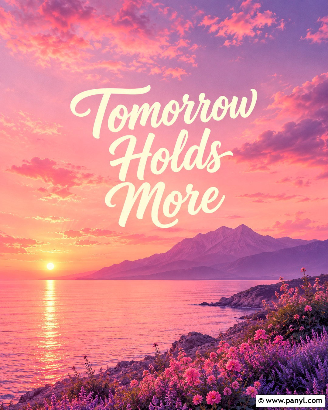 Pink Sunset Encouragement Quote Wallpaper - 40 pink wallpaper with quotes