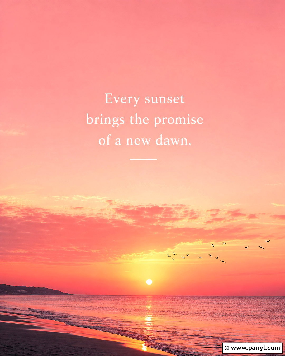 Pink Sunset Hope Quote - 20 quotes with pink background ideas