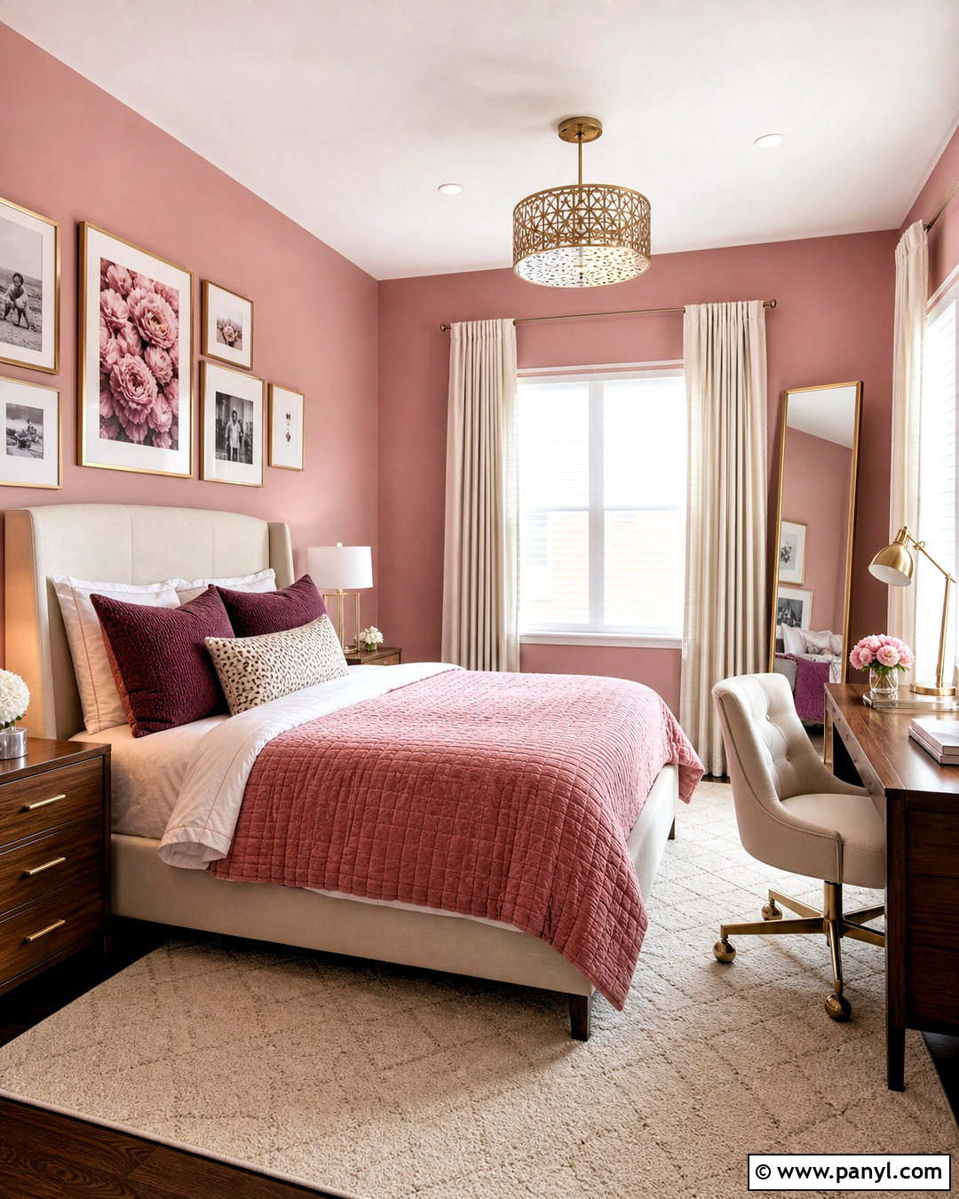 Pink Teen Girl Bedroom - 20 girl bedroom designs pink ideas