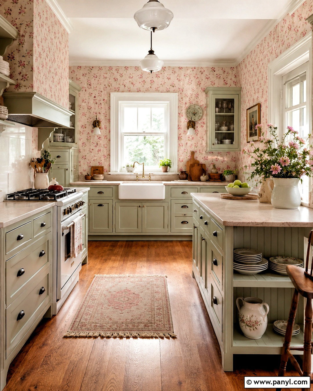 Pink Vintage Kitchen Wallpaper - 20 pink kitchen wallpaper ideas