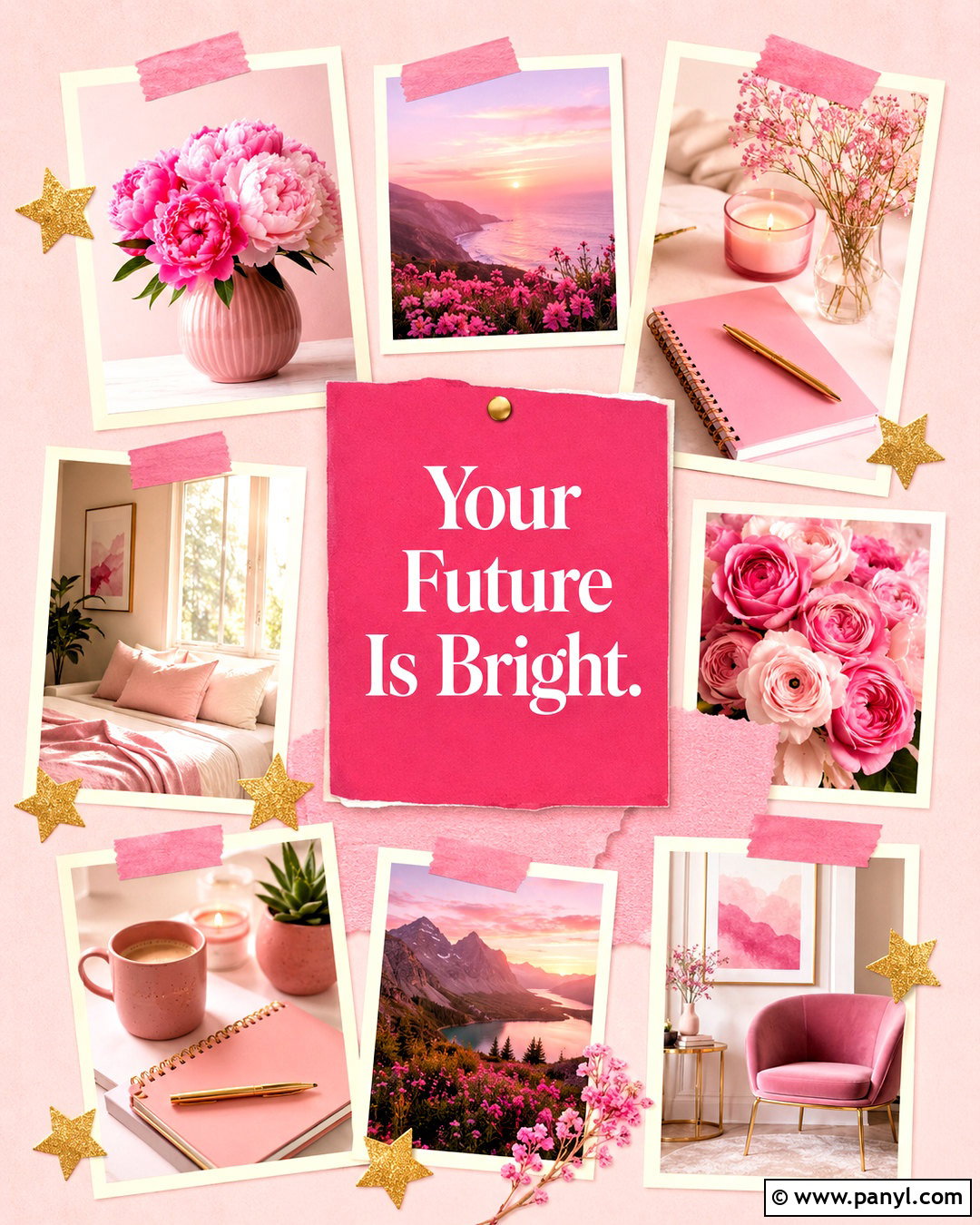 Pink Vision Board Quote Wallpaper - 40 pink wallpaper with quotes