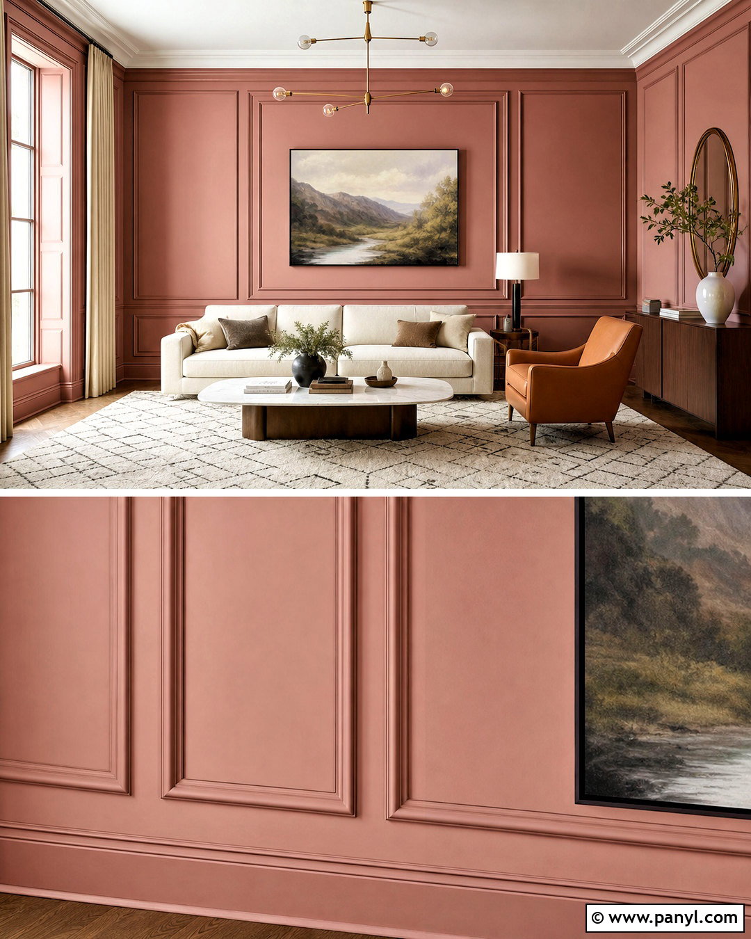 Pink Wall Paneling - 20 pink wall design ideas