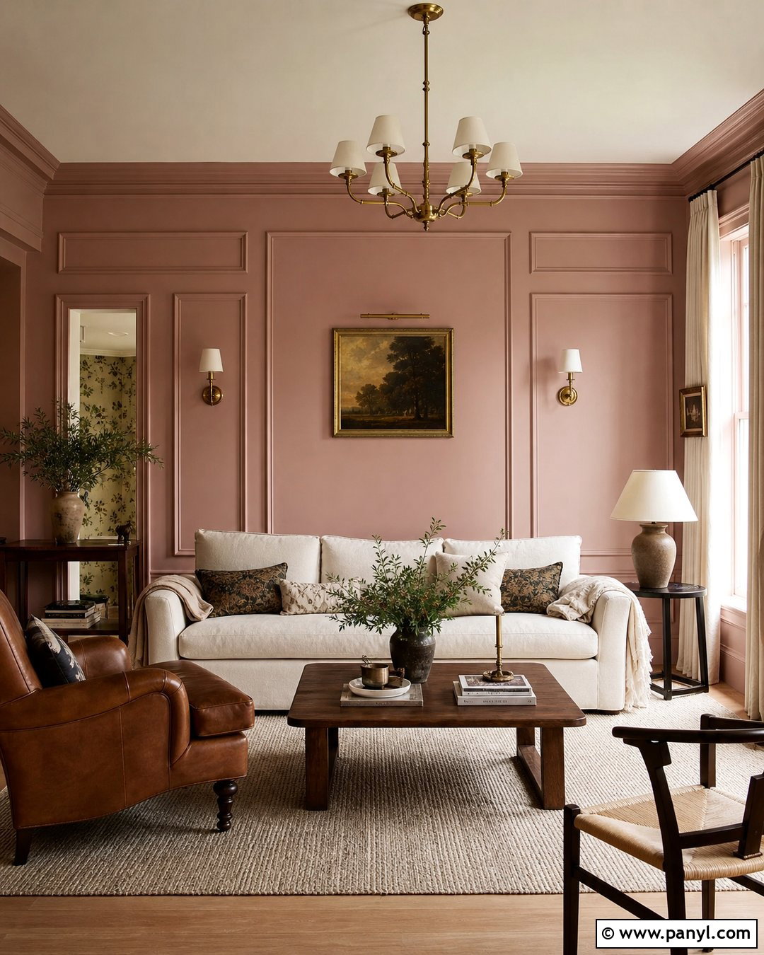 Pink Wall Paneling - 35 Pink Wall Color Ideas