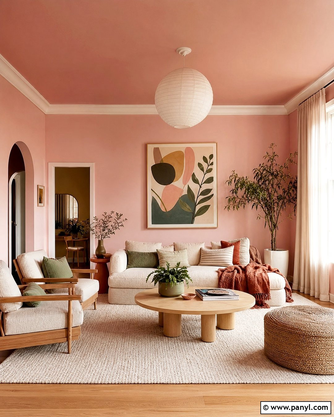 Pink Walls And Ceiling - 35 Pink Wall Color Ideas