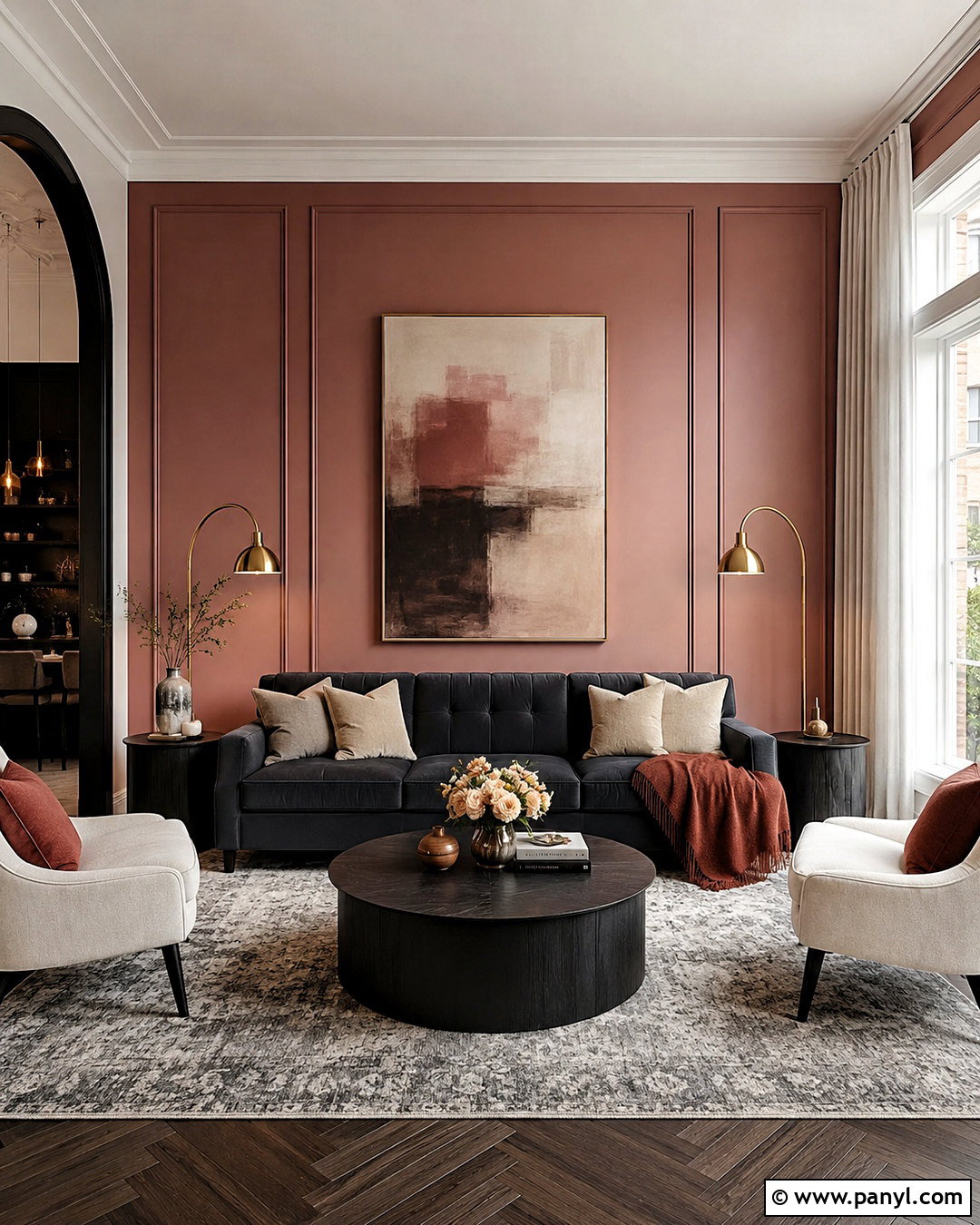 Pink Walls With Charcoal Furniture - 20 What Colours Go With Pink Walls