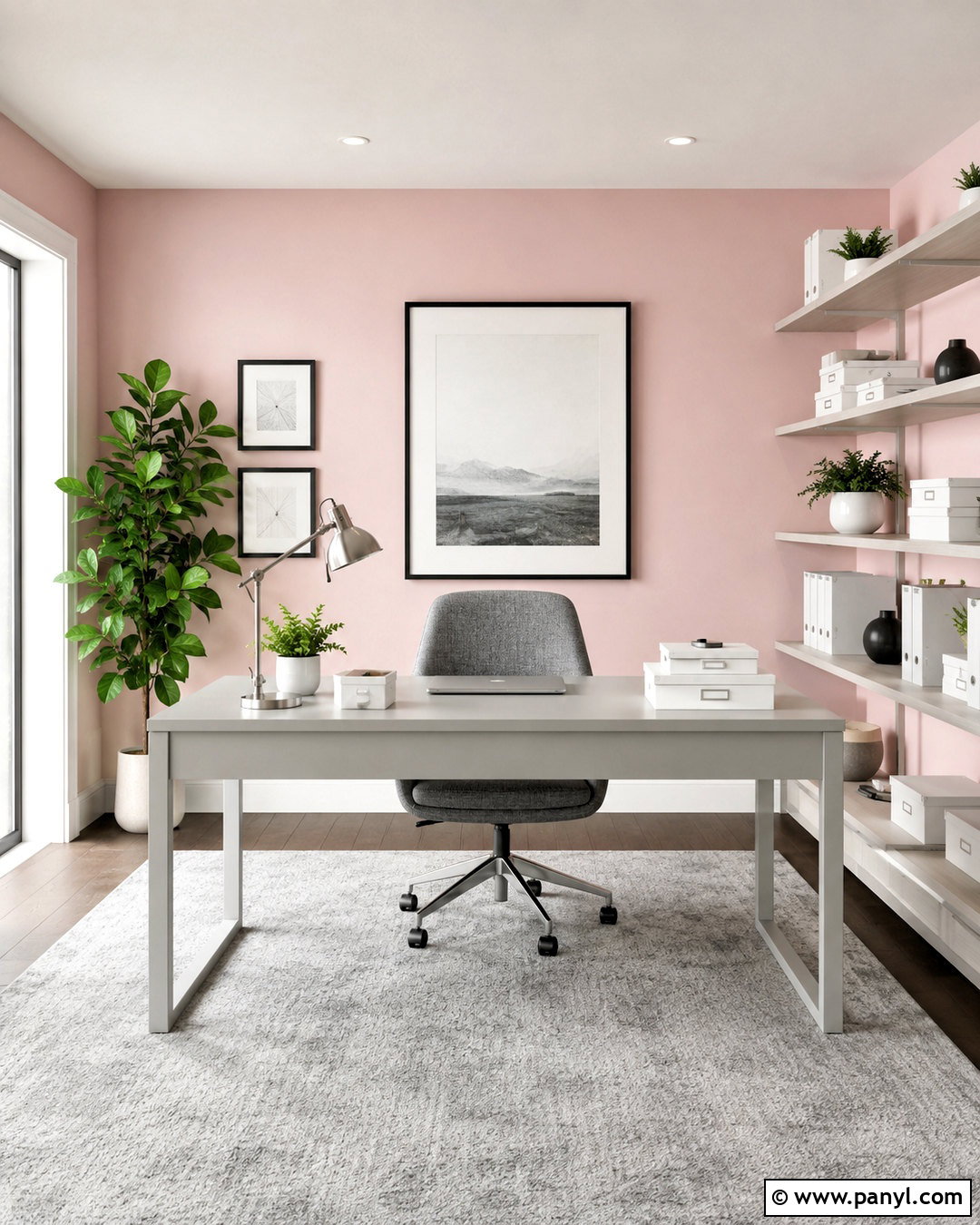Pink Walls With Light Gray Decor - 20 What Colours Go With Pink Walls