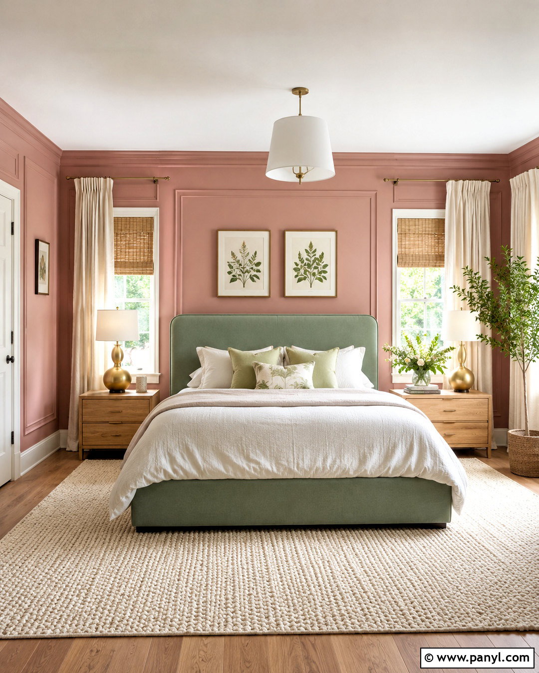 Pink Walls With Sage Green Decor - 20 What Colours Go With Pink Walls
