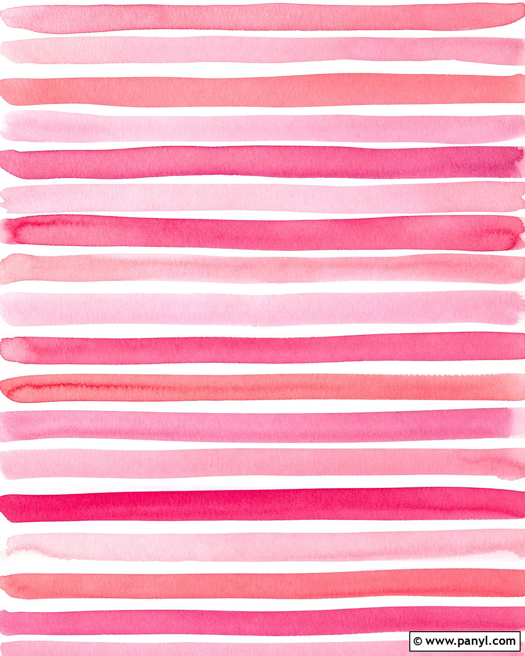 Pink Watercolor Stripes Background - 20 pink stripes background ideas