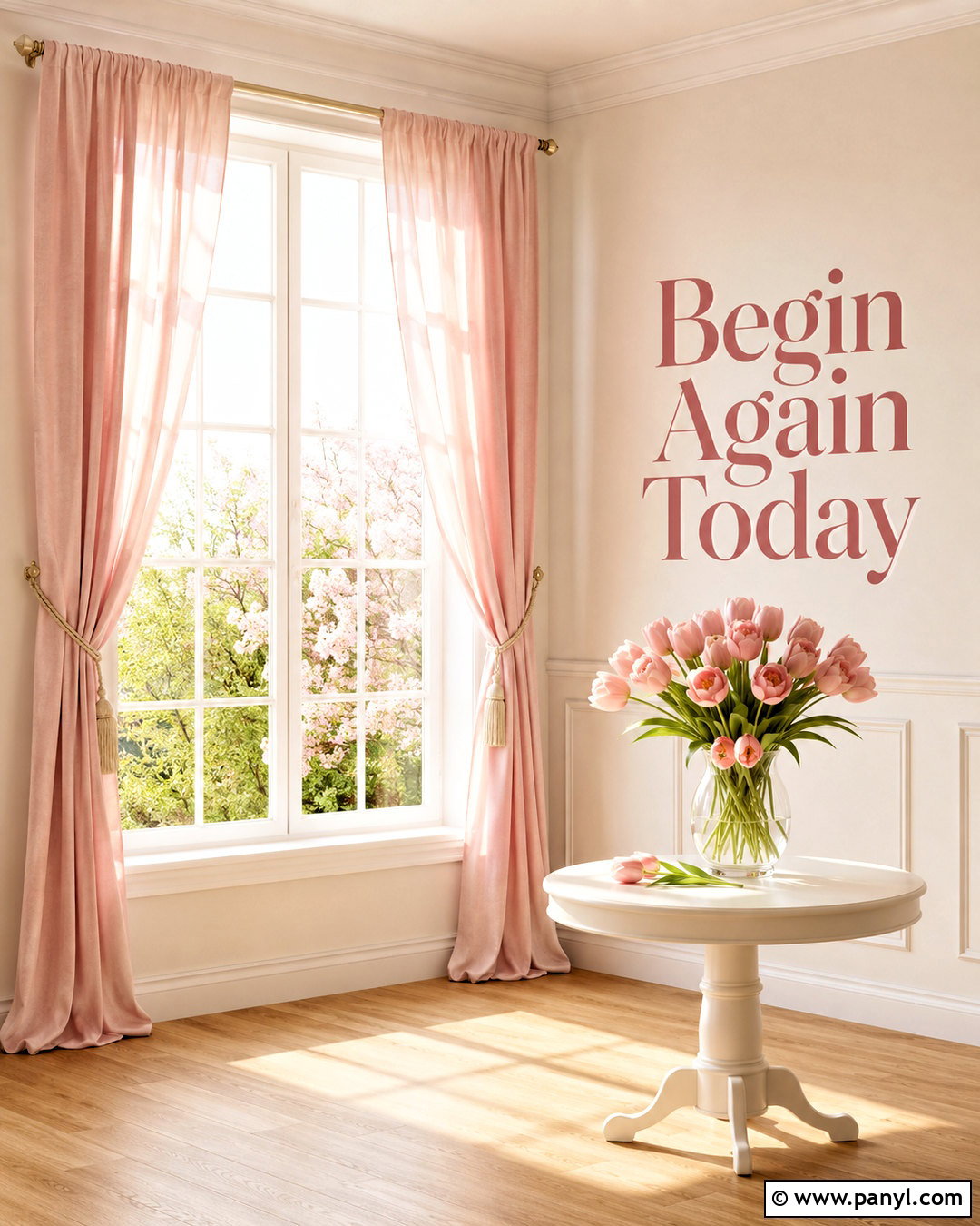 Pink Window Morning Quote Wallpaper - 40 pink wallpaper with quotes
