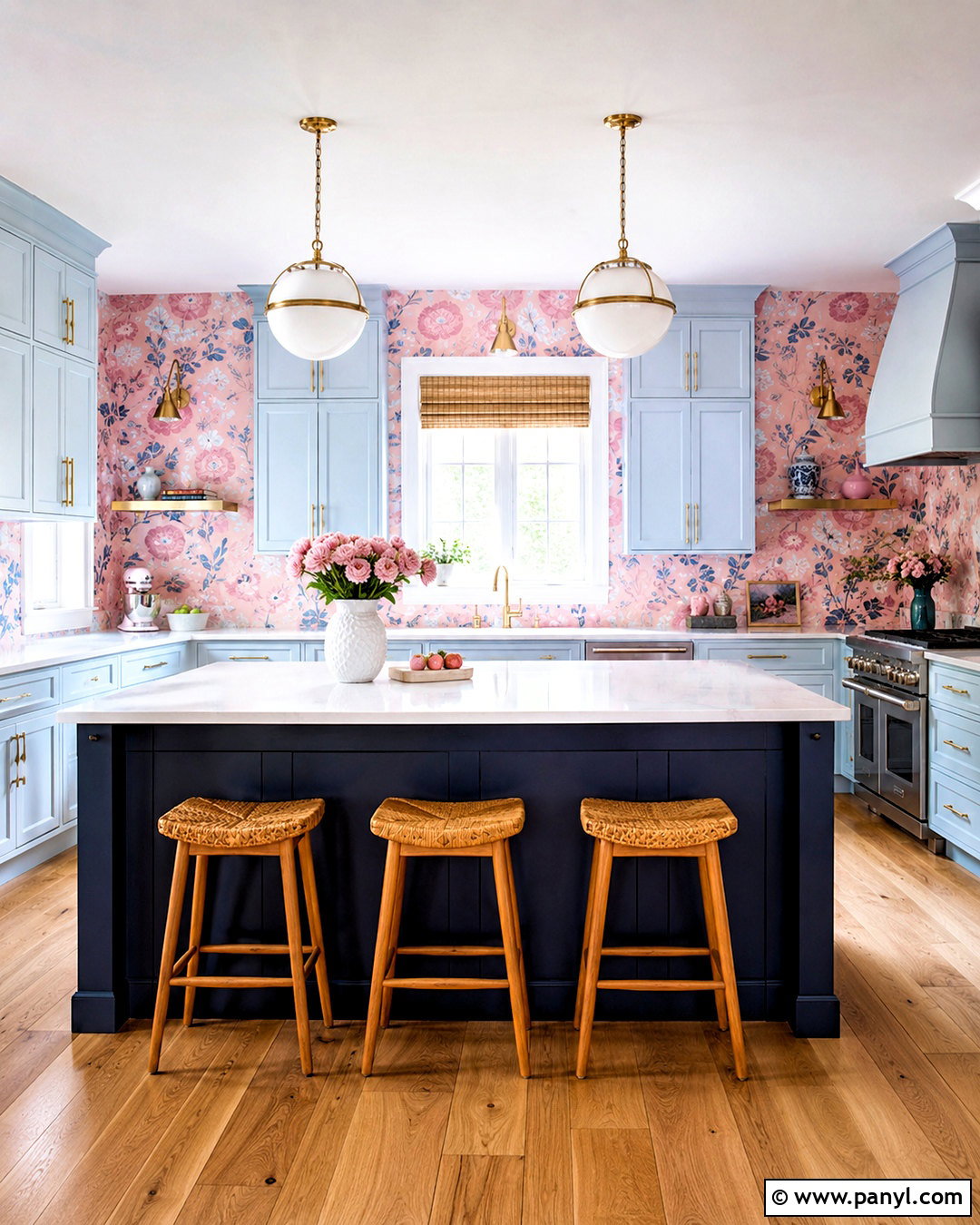 Pink and Blue Kitchen Wallpaper - 20 pink kitchen wallpaper ideas