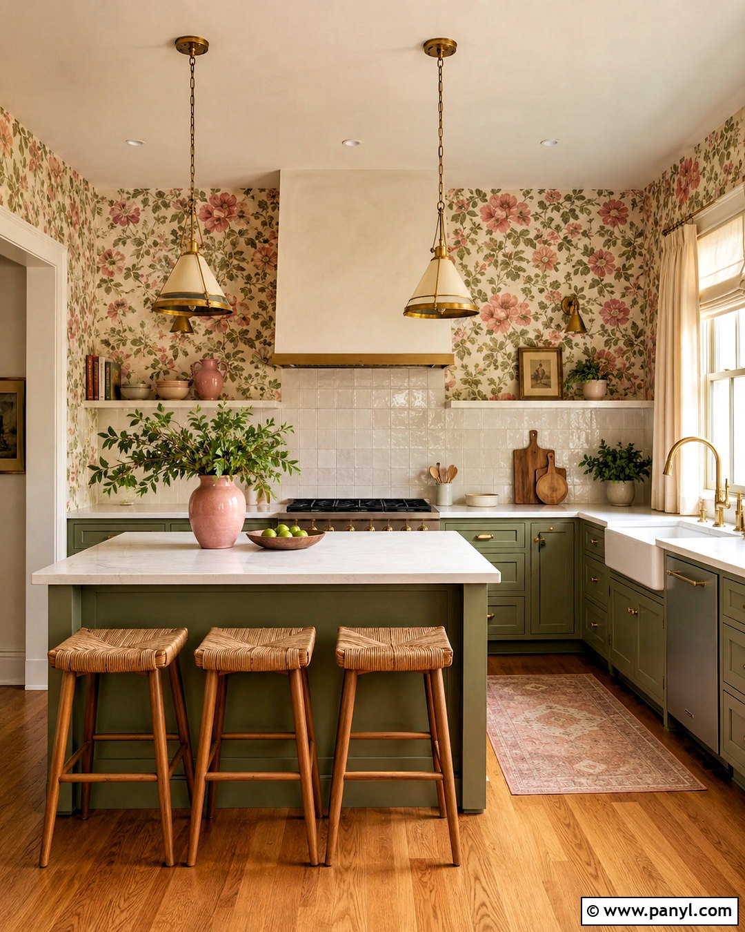 Pink and Green Kitchen Wallpaper - 20 pink kitchen wallpaper ideas