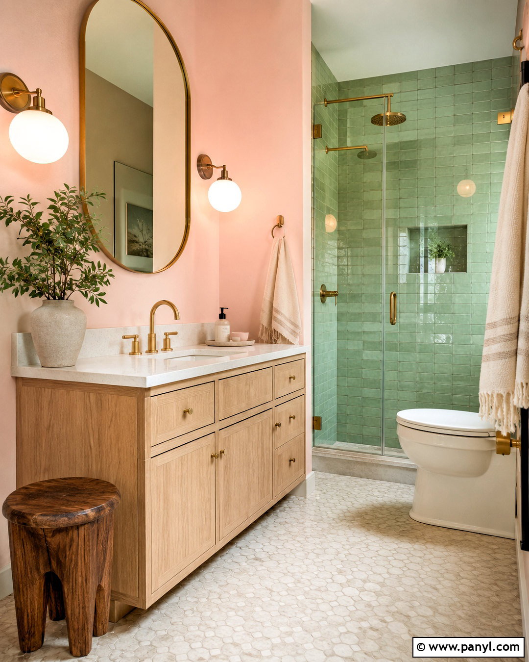 Pistachio Green And Blush Pink Pastel Color Palette - 20 pastel color palette ideas